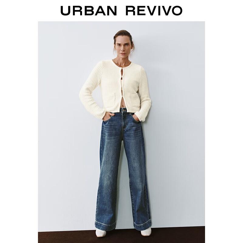 

Женские джинсы UR из ретро-выстиранного хлопка с высокой посадкой 30