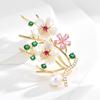 Senior Brooches Flower Leaf Brooch Pins for Women Suit Pendant  Fashion Brooches Jewelry
