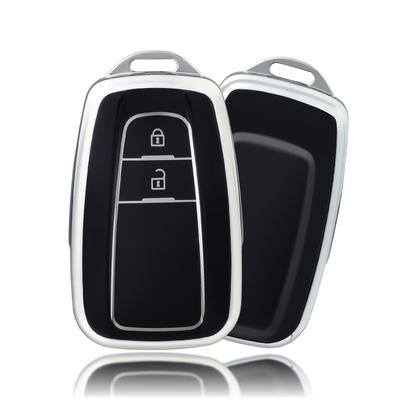 2 3 Tasten Auto Schlüsselhülle Abdeckung Für Toyota Prius Camry Corolla CHR C-HR RAV4 Land Cruiser Prado Hilux Schlüsselanhänger Schutzhülle