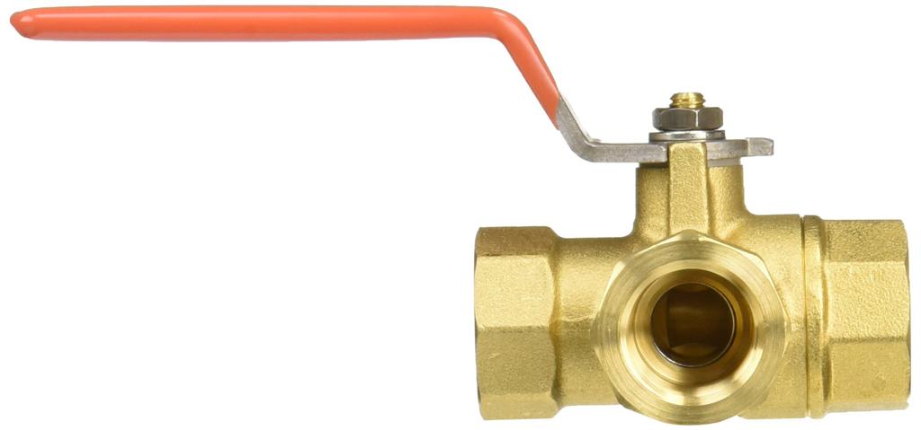 SANEI V630-13 T-Type Switching Ball Valve, Water Flow Switching, Nominal 13mm