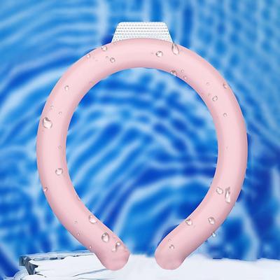 Enfriador de Cuello de Verano para Exterior Camping Escalada Anillo de Cuello Refrigerante Herramienta de Refrigeración para Exterior para Camping Senderismo Ciclismo Correr Pesca