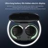 F2 Wireless Bluetooth Earbuds with Clip-on Ear Hooks for Business, Commuting, or Running - Compatible with Huawei, Apple, and Android Devices.