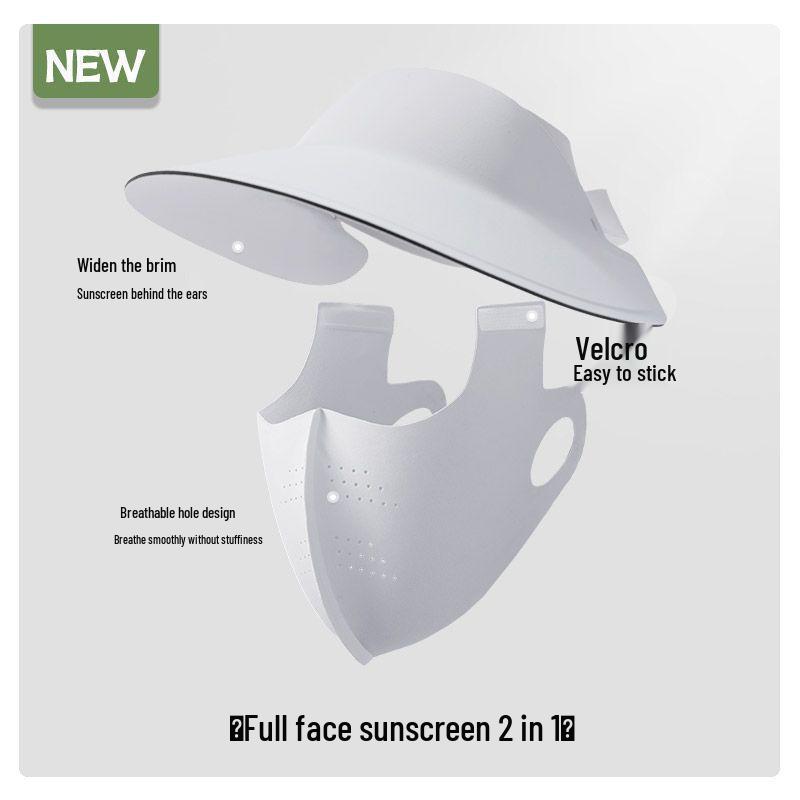 Women's UV Protection Face Mask Hat for Summer Outdoor Activities
