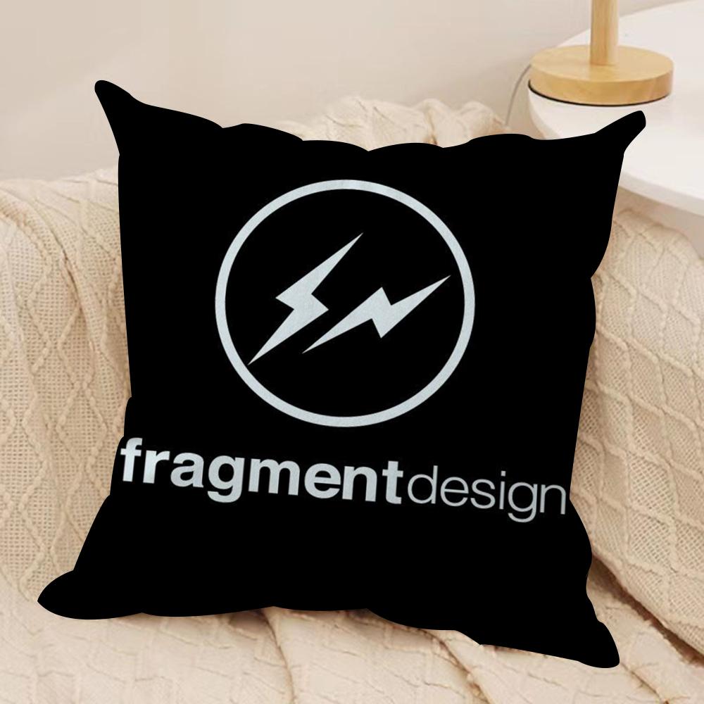 Lightning F-Fragment Cushion Cover Soft Plush Fabric Double-Sided Printed Sofa Cushion Cover for All Seasons Home Decor Gift