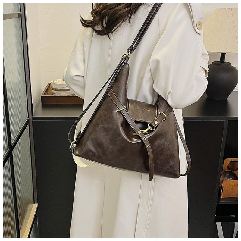 Large Capacity Vintage Casual Commute Tote Backpack Unisex Daily Bag