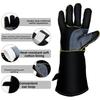 Leather Heat Resistant Gloves High Temperature Resistance Safety Gloves Welding Gloves  Kitchen