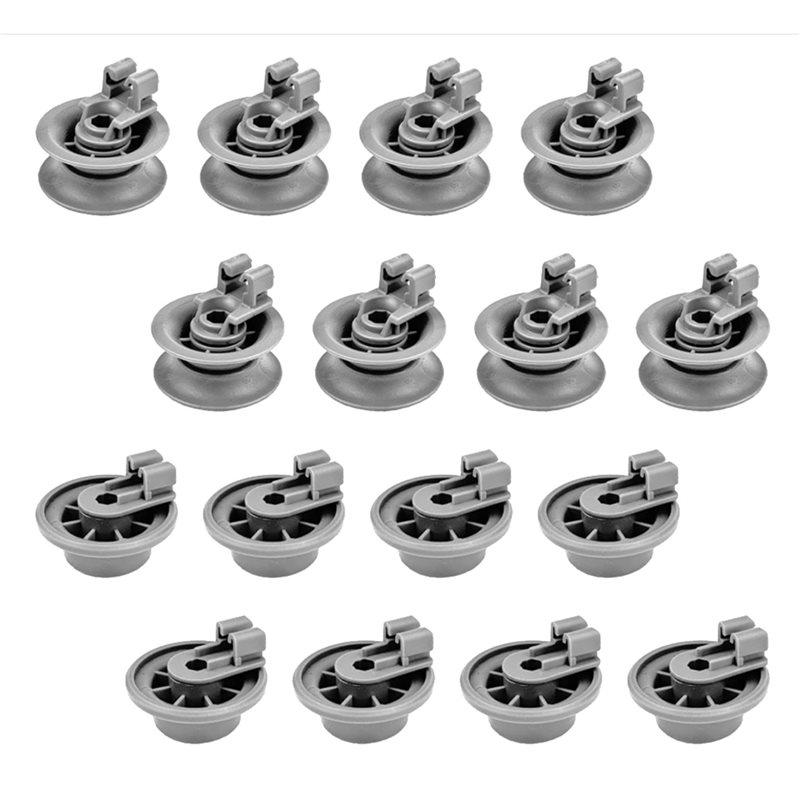 SHGO-For Dishwasher Replacement Parts 611475 Upper Lower Disrack Dis Rack Wheel Assembly Dish Rack Upper Lower серый