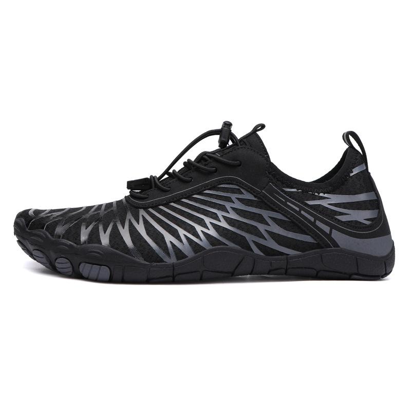 New Outdoor Water Wading Anti Slip Beach Shoes Barefoot Diving Shoes Swimming Cycling Fitness Men's and Women's Five Finger Shoes