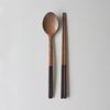 Romwood Rosewood Two-Tone Brown Spoon Set
