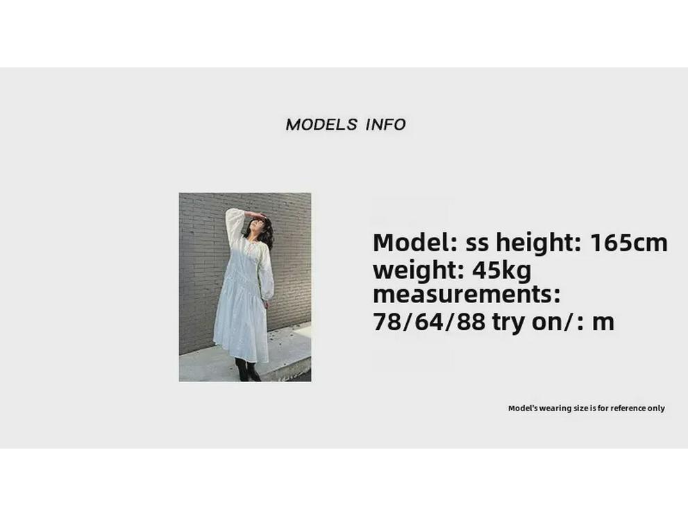 Luxi Women's Spring French Polo Collar Shirt Dress - High-End, Slim Fit Long Skirt, Style 9713