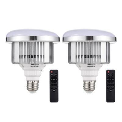 2 stücke 85W LED Glühbirne 3200K-5500K Fotografie Lampe Birne Energie-spar Einstellbare Helligkeit E27