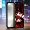 Red Spider Lily Flower of Hell Phone Case For Samsung S25,S24,S21,S22,S23,S30,Ultra,S20,Plus,Fe,Lite,Note,10,Black Cover