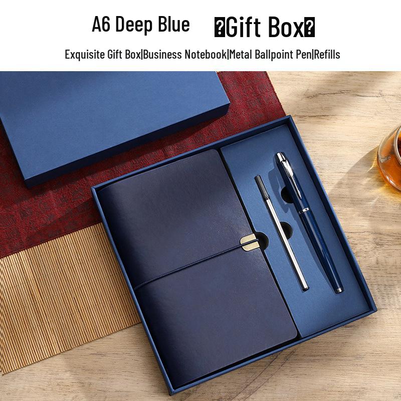 In-stock Retro Custom-Bound Three-Fold A6 Student Notebook with Logo Customization