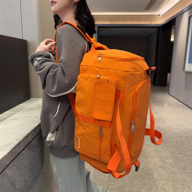 New travel bag large capacity backpack portable short-distance fitness bag travel storage duffel bag