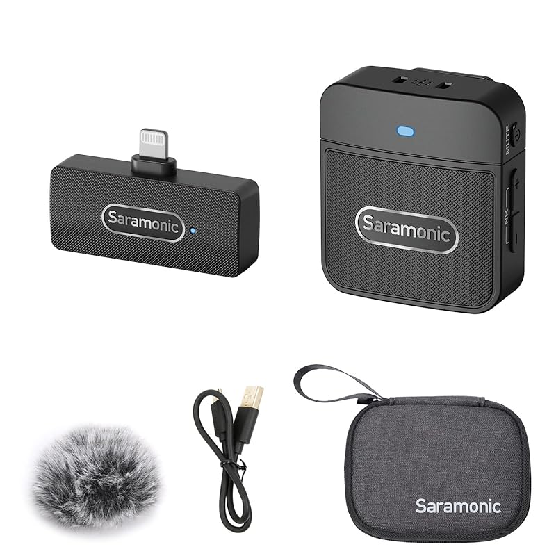 

Saramonic BLINK100 B3 wireless microphone pin microphone 2.4GHz transmission 50M transmission distance Dual channel compatible Omnidirectional