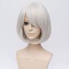 Eileen NieR: Automata 2B YoRHa Nr. 2 Cosplay-Perücken Typ B, Perfekt für Schulfeste, Halloween, Weihnachten und Kulturfeste