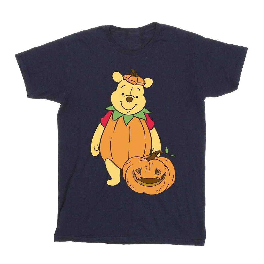 Winnie the Pooh Halloween-T-Shirt aus Baumwolle mit Kürbismotiv für Herren