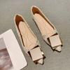 Elegant Party Blue Woman Flats Pointed Toe Shoes for Women Chic Casual Fashionable Point 39 Wholesale Social Dress Spring Shoe