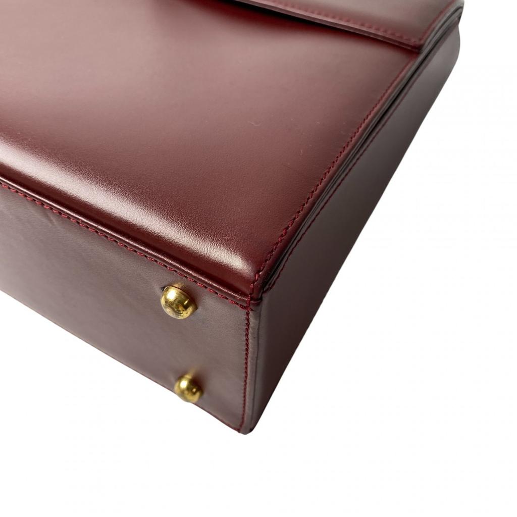 Used CARTIERHandbag Bordeaux leather Women