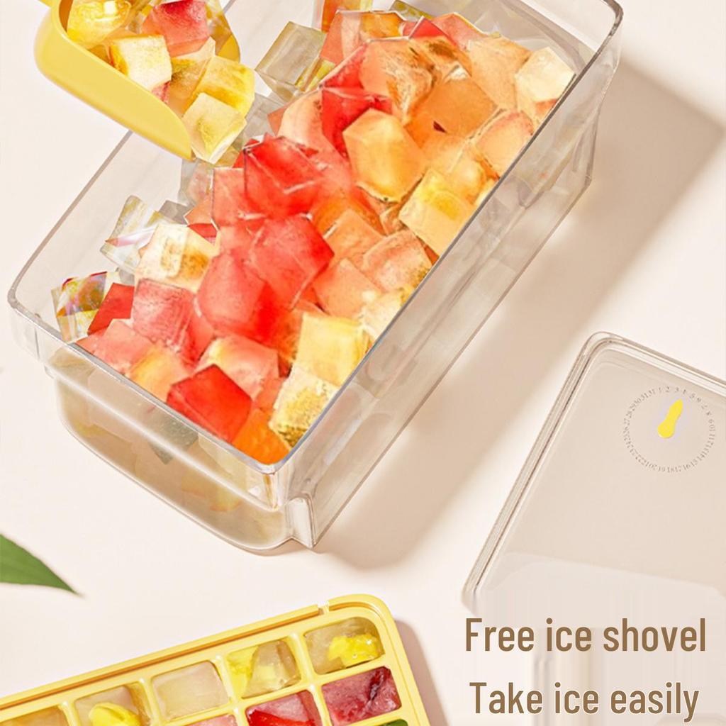 68-Cube Food-Grade Ice Tray: DIY Ice Making Mold for Home Refrigerators