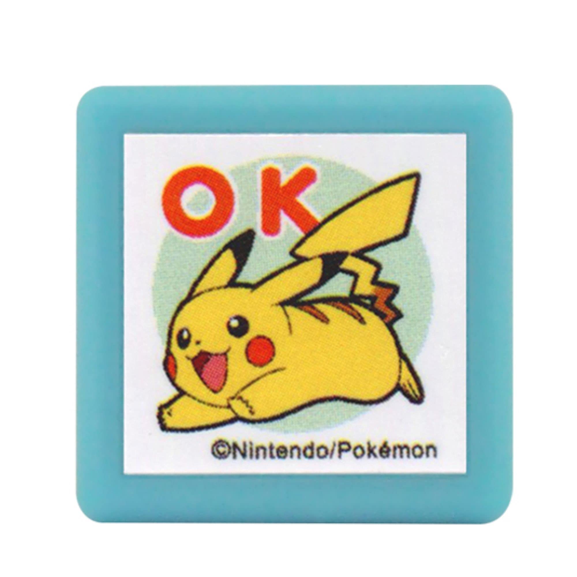 Kodomonookao Stamp Teacher Pokemon Mini Pon Stamp Pikachu OK 2882-001