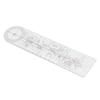 PVC Goniometer Angle Ruler 360 Degree Measure Joints Motion Range for Physical Therapy