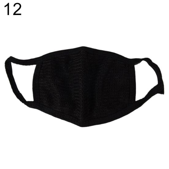 1/10Pcs Cute Cartoon Anti Droplet Dust Washable Reusable Cotton Face Mask Cover