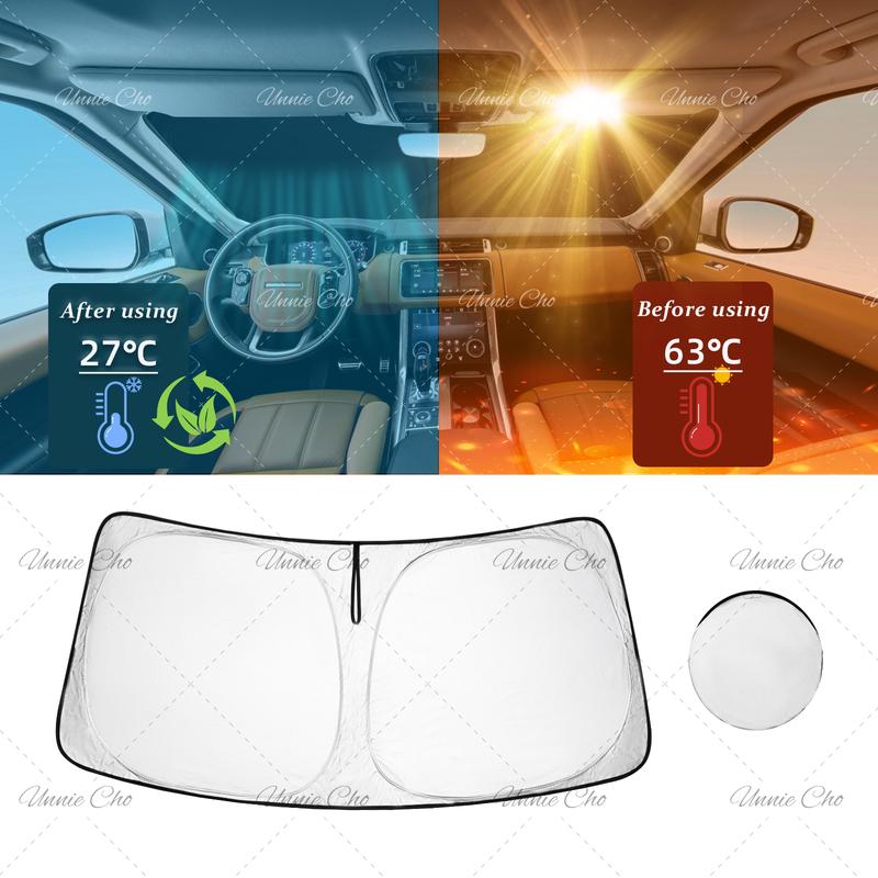 Windshield Sun Shade -fit  for Land Rover Range Rover Sport 2014- Accessories Front Window Sunshade Block UV Ray