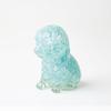 Resin Craft Pet Statue With Genuine Water Crystal For Modern Living Room Accent