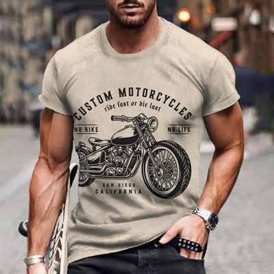 T-shirts Vintage Unisexe 3d Imprimés Moto T-shirts Véhicule Motorisé T-shirts Graphiques Été Décontracté Streetwear Vêtements Unisexe Oversize