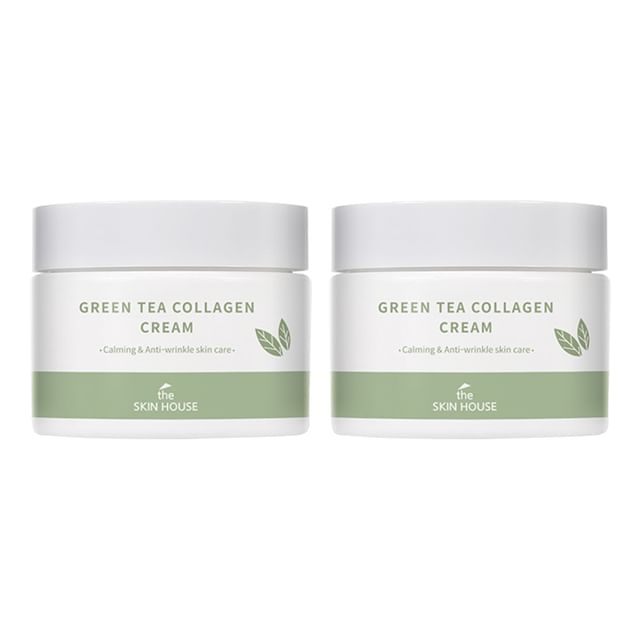 

the SKIN HOUSE - Green Tea Collagen Cream Bundle Set 2 pcs
