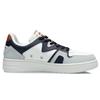 New LiNing Non slip Wear resistant Shock Absorption Low Top Skateboard Shoes White Black AGCR317-2