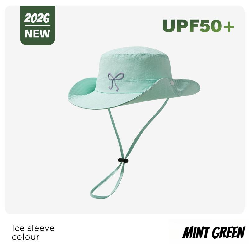 

1pc Korean Embroidery Pink Bow Quick Fisherman Hat Windproof Rope Women Outdoor Sun Hats Girl Summer Sunscreen Bowl Beach Caps One Size бирюзовый