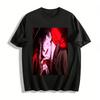 Jujutsu Kaisen Fushiguro Megumi Domain Expansion Print T-Shirt Anime Peripheral Loose Top Pure Cotton T-shirt