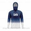 Ice silk fishing suit long-sleeved T-shirt hoodie quick-drying breathable sunscreen summer thin men