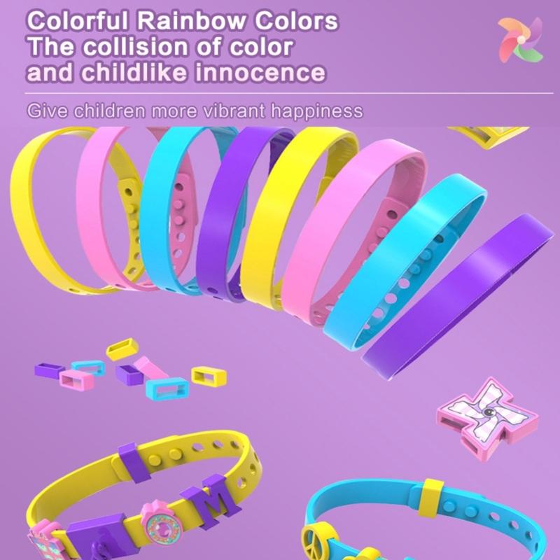 Kids Art Craft Set For Ages 5-12 Years Old Educational DIY Bracelet Making Toy With Beads Charms