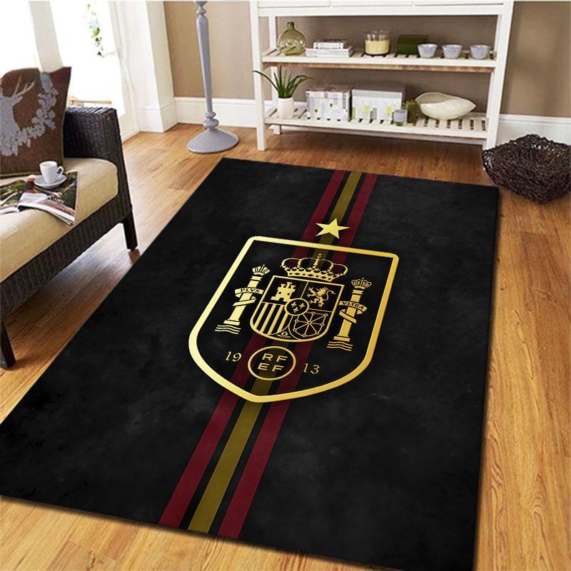 Spain National Football Team Carpet Rug for Living Room Bedroom Home Sofa Decoration,Kids play Non-slip Floor Mat