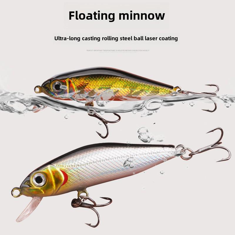 Rotflossenelritze Köder: 4,5 g, 5,5 cm, Schwimmende Klangperlen, Rotes Auge.