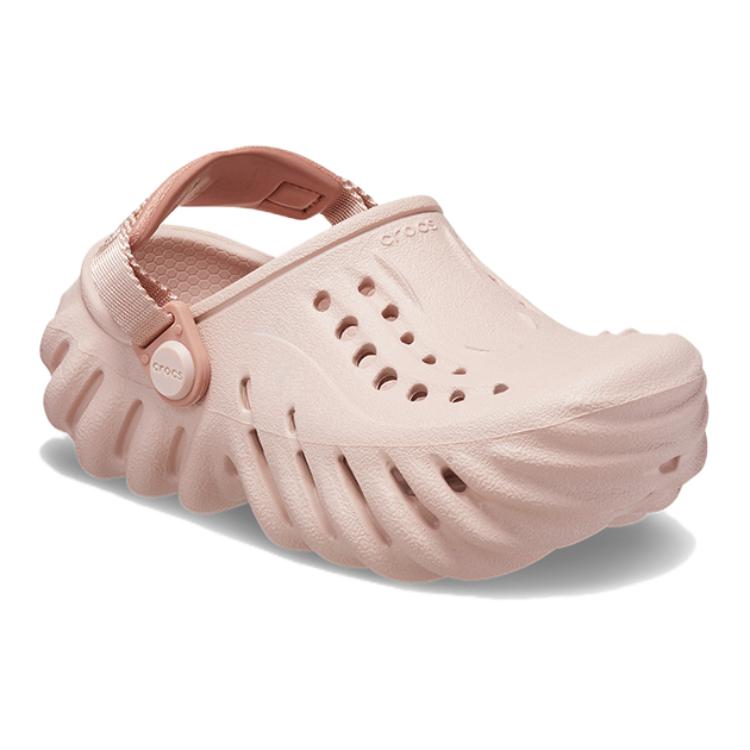 Crocs Comfortable Fashionable Non-Slip Shock-Absorbing Sandals Kids Sandals Pink 208190-6TY