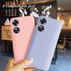 Case On For Oppo A17 Back Cover Liquid Silicone Shockproof Protection Phone Case For OppoA17 A 17 CPH2477 Soft Capa Etui