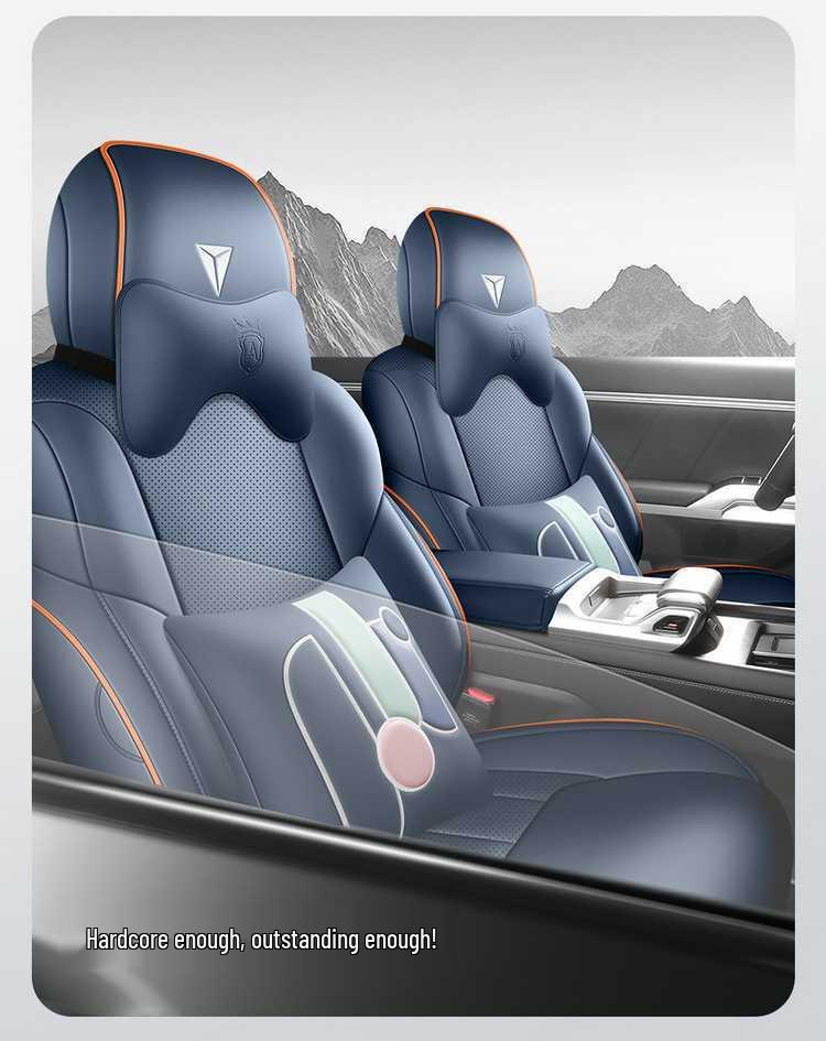Changan Deep Blue G318 Perforated Leather All-Season Car Seat Cushion Cover
