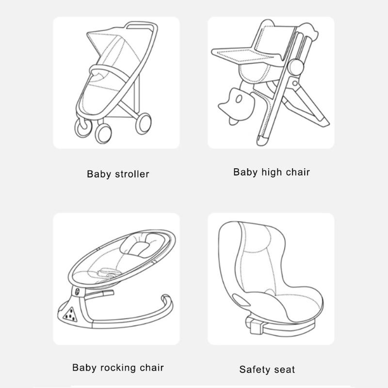 Strollers Cooling Pad Baby Pram Carriage Cushion Toddlers Infant Pushchair Liner Summer Strollers Breathable Cushion