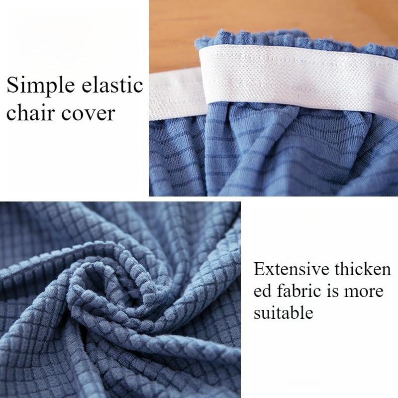 European Style Curved Dining Chair Covers Elastic Oversized Full Chairs Cover Armrest High Back Protectors For Home Restaurant