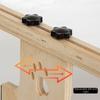 Pet Nest Wooden Frame Cat Window Hammock Cozy Durable Cat Hammock Bed Detachable Paw Print Design Pet Window Perch Indoor