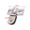 Bathroom Glass Door Clip/clamp/hinge,Rotating Door Shaft,Zinc Alloy and Stainless Steel,no Rust , Shower Accessories