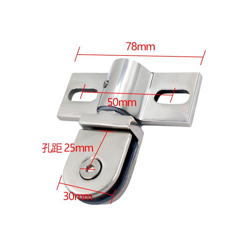 Bathroom Glass Door Clip/clamp/hinge,Rotating Door Shaft,Zinc Alloy and Stainless Steel,no Rust , Shower Accessories