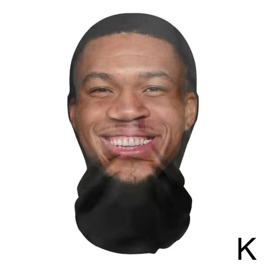 Mască Balaclavă Pălărie 3D Mască Facială Parodie Spectacol Glumă Echipament pentru Cap Mască Facială Seamless Kanye Față Celebritate Glugă Hip Hop