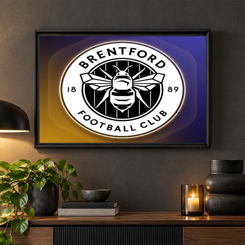 Brentford Football Diamond Painting Kit 5D Full Drill DIY Diamond Mosaic Wall Art Home Decor