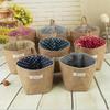 Cotton and Linen Desktop Storage Basket Miscellaneous Storage Box Cosmetics Large-capacity Storage Box Jewelry Container