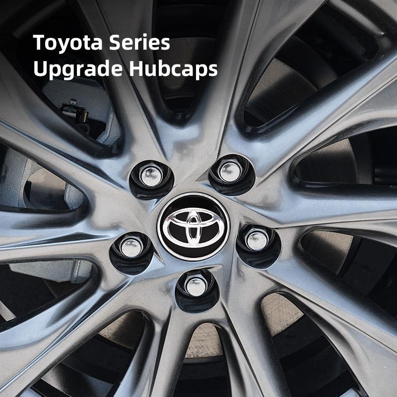 4Pcs Toyota Special Car Wheel Hub Center Cover For Toyota Gazoo Racing TRD Corolla Yaris Chr Auris Rav4 Prius Prado Avensis